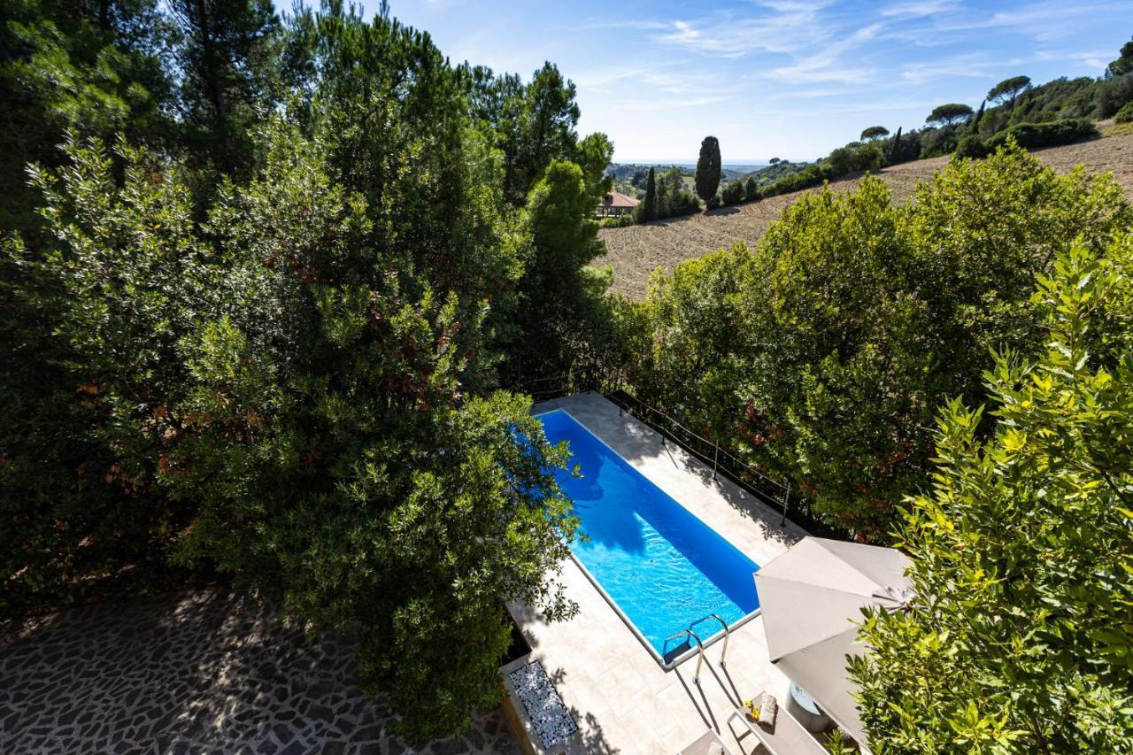 Villa Cesarina Amazing Villa With Private Pool In The Tuscan Hills Casale Marittimo Exteriér fotografie